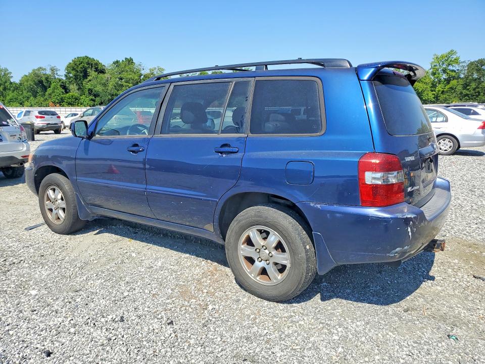 2007 Toyota Highlander VIN JTEEP21A570216338 COPART salvage auction — FRONT END, Nc - Certificate Of Title, sold $924 on 2026-07-14 (photo 2)