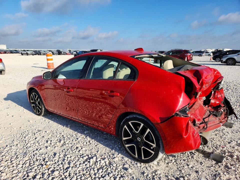 2018 Volvo S60 VIN YV126MFL3J2467090 COPART salvage auction — REAR END, Tx - Salvage Vehicle Title, sold $1,050 on 2026-08-06 (photo 2)