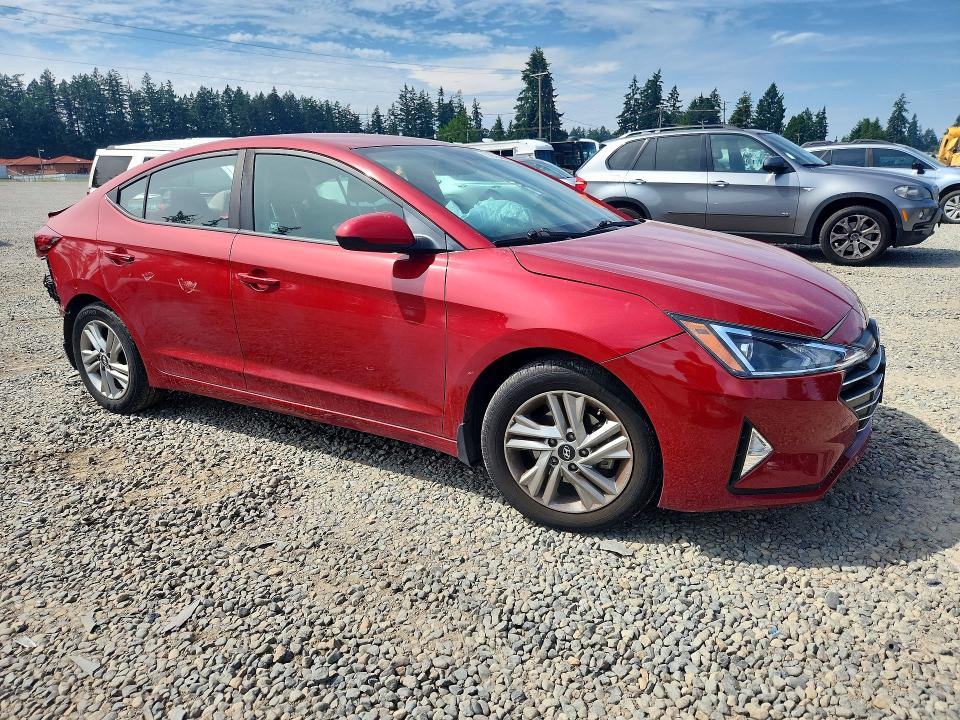 2020 Hyundai Elantra VIN KMHD84LF6LU024152 COPART salvage auction — REAR END, Wa - Bill Of Sale, sold $1,000 on 2026-07-31 (photo 4)