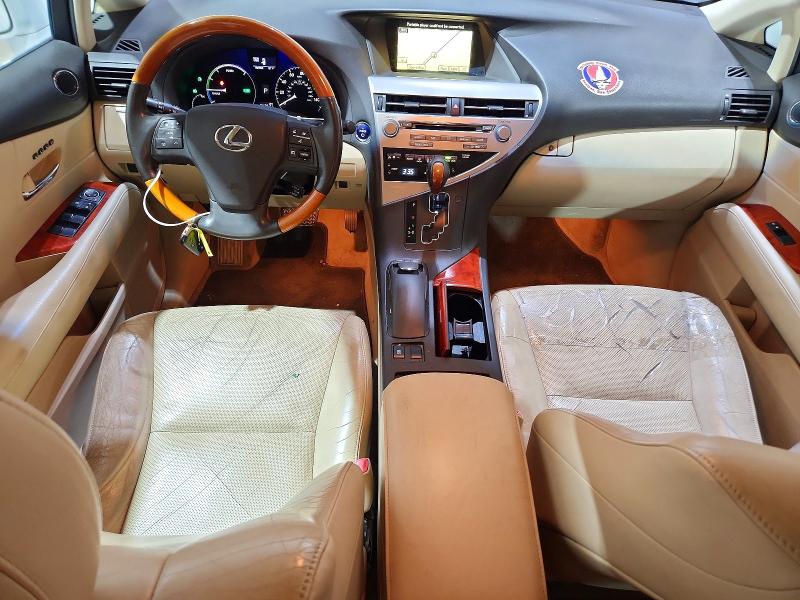 2010 Lexus Rx 450h VIN JTJBC1BAXA2029911 COPART salvage auction — FRONT END, PA - CERTIFICATE OF SALVAGE, sold $2,950 on 2026-07-21 (photo 8)