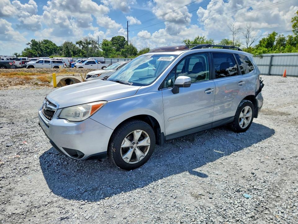 2014 Subaru Forester VIN JF2SJAPC6EH472693 COPART salvage auction — REAR END, Fl - Cert Of Title Slvg Rebuildable, sold $1,400 on 2026-07-14 (photo 1)