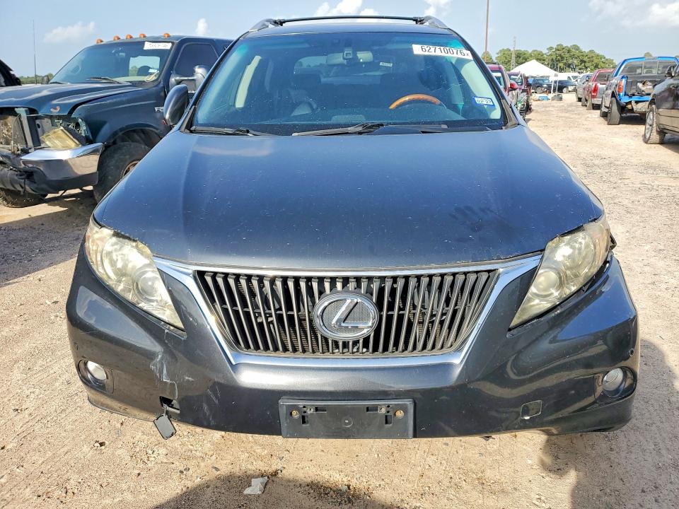 2010 Lexus Rx 350 VIN JTJZK1BA4A2406945 COPART salvage auction — FRONT END, Tx - Certificate Of Title, sold $3,850 on 2026-07-31 (photo 5)