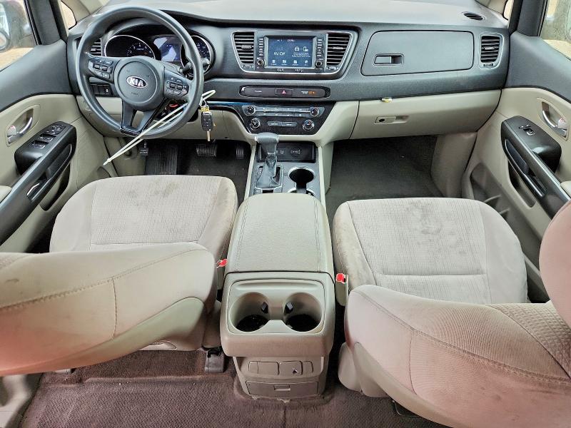 2019 Kia SEDONA VIN KNDMB5C16K6541308 COPART salvage auction — FRONT END, Il - Salvage Certificate, sold $250 on 2026-07-30 (photo 8)