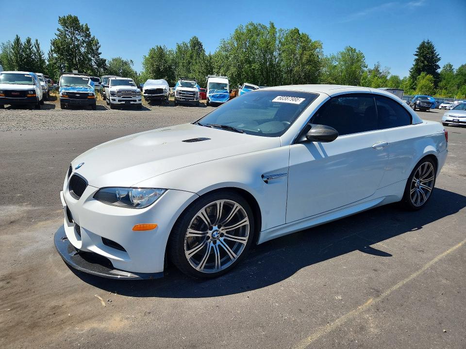 2013 BMW M3 VIN WBSDX9C55DE785691 COPART salvage auction — UNDERCARRIAGE, Or - Salvage Title Certificate, sold $12,600 on 2026-08-17 (photo 1)