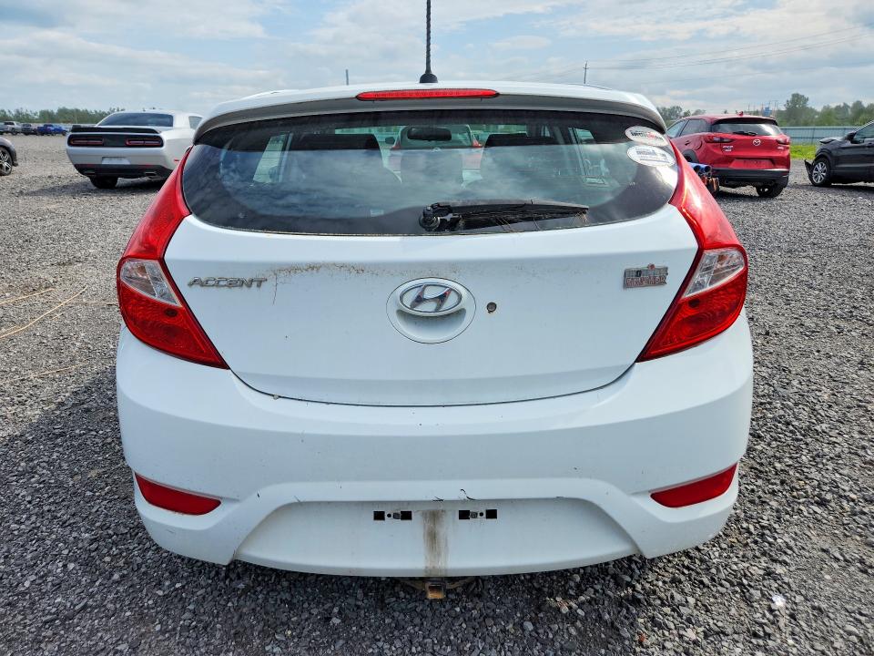 2017 Hyundai Accent VIN KMHCT5AE6HU335758 COPART salvage auction — MECHANICAL, On - Permit No Brand - Unfit, sold $225 on 2026-07-28 (photo 6)