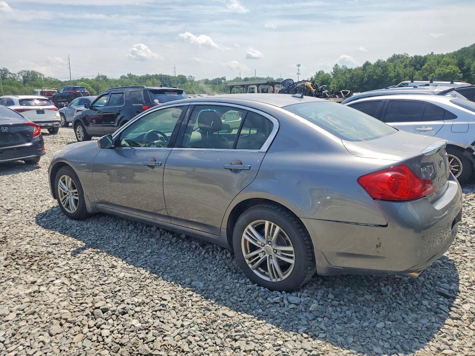 2013 Infiniti G VIN JN1CV6AR3DM766269 COPART salvage auction — REAR END, MA - CERT OF TITLE-RECONSTRCTD COLL, sold $1,850 on 2026-07-22 (photo 2)