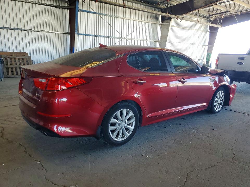 2015 Kia Optima VIN 5XXGN4A7XFG455237 COPART salvage auction — FRONT END, CA - SALVAGE CERTIFICATE, sold $825 on 2026-07-23 (photo 3)