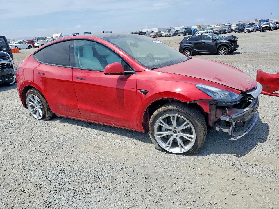 2023 Tesla Model y VIN 7SAYGDEE7PF601611 COPART salvage auction — FRONT END, Ca - Salvage Certificate, sold $8,900 on 2026-07-31 (photo 4)