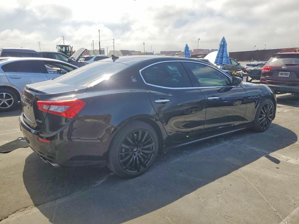 2016 Maserati Ghibli VIN ZAM57RSA7G1187524 COPART salvage auction — REAR END, TX - DIS/DLR/EXP ONLY SALVAGE TITLE, sold $1,100 on 2026-07-31 (photo 3)