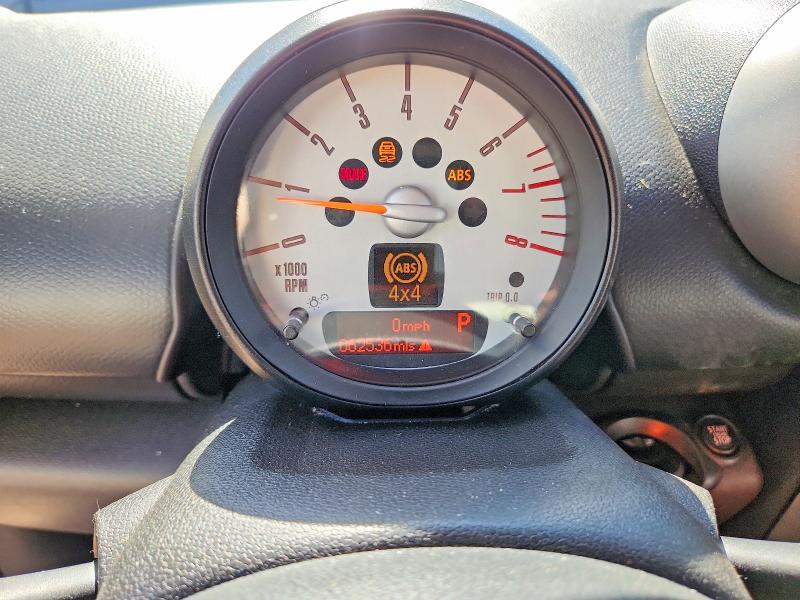 2012 Mini Cooper VIN WMWZC5C54CWL61541 COPART salvage auction — FRONT END, Nm - Cert Of Title-Salvage, sold $200 on 2026-08-17 (photo 9)