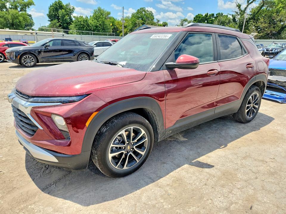 2024 Chevrolet Trailblazer VIN KL79MPSL7RB169829 COPART salvage auction — HAIL, Ks - Cert Of Title-Salvage, sold $200 on 2026-07-29 (photo 1)