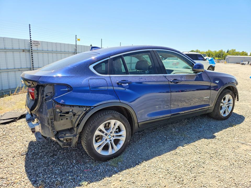 2016 BMW X4 VIN 5UXXW3C54G0R22141 COPART salvage auction — REAR END, Ca - Salvage Certificate, sold $625 on 2026-07-28 (photo 3)