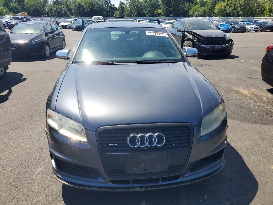 2007 Audi Rs4 VIN WAUGL78E97A170261 COPART salvage auction — VANDALISM, Or - Salvage Title Certificate, sold $125 on 2026-07-29 (photo 5)