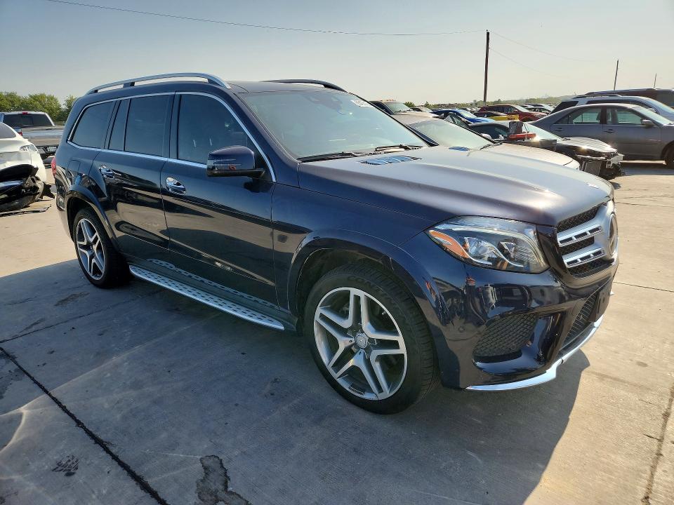 2017 Mercedes-benz Gls-klasse VIN 4JGDF7DE3HA843867 COPART salvage auction — WATER/FLOOD, Tx - Salvage Title-Flood Damage, sold $8,100 on 2026-09-14 (photo 4)