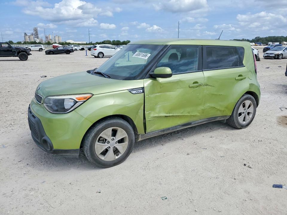 2016 Kia Soul VIN KNDJN2A24G7844254 COPART salvage auction — SIDE, Tx - Salvage Vehicle Title, sold $100 on 2026-07-30 (photo 1)