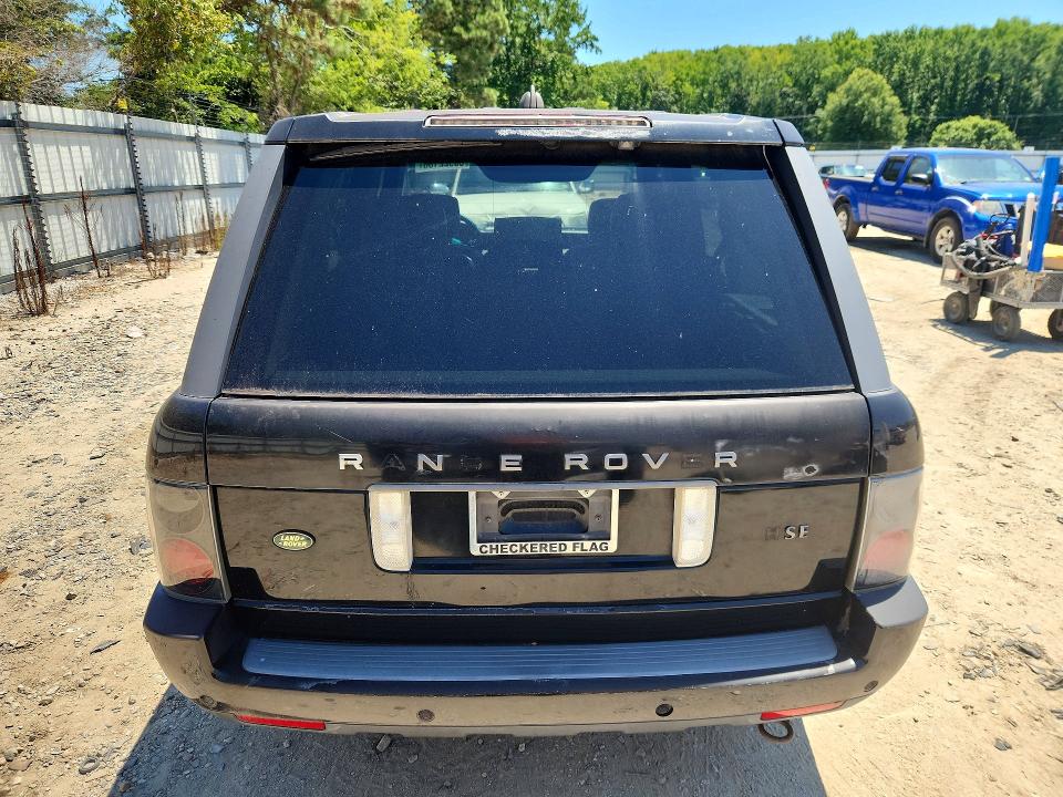 2006 Land rover RANGE ROVER VIN SALME15466A216287 COPART salvage auction — NORMAL WEAR, VA - CERTIFICATE OF TITLE, sold $125 on 2026-07-21 (photo 6)