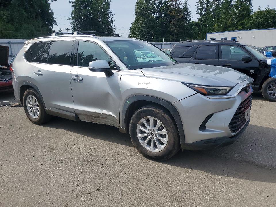 2024 Toyota Highlander VIN 5TDAAAB53RS055617 COPART salvage auction — ROOF, Wa - Bill Of Sale, sold $2,100 on 2026-07-27 (photo 4)