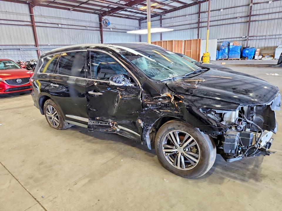 2019 Infiniti Qx60 VIN 5N1DL0MM2KC562436 COPART salvage auction — FRONT END, Sc - Cert Of Title-Salvage, sold $1,600 on 2026-07-29 (photo 4)