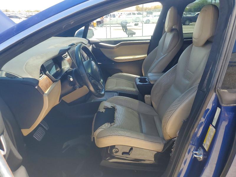 2016 Tesla Model x VIN 5YJXCBE4XGF006994 COPART salvage auction — FRONT END, Ca - Certificate Of Title (P), sold $13,500 on 2026-07-23 (photo 7)