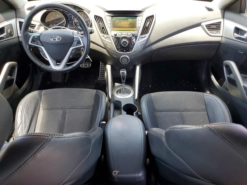 2013 Hyundai Veloster VIN KMHTC6AD4DU147005 COPART salvage auction — REAR END, Tx - Salvage Vehicle Title, sold $250 on 2026-07-23 (photo 8)