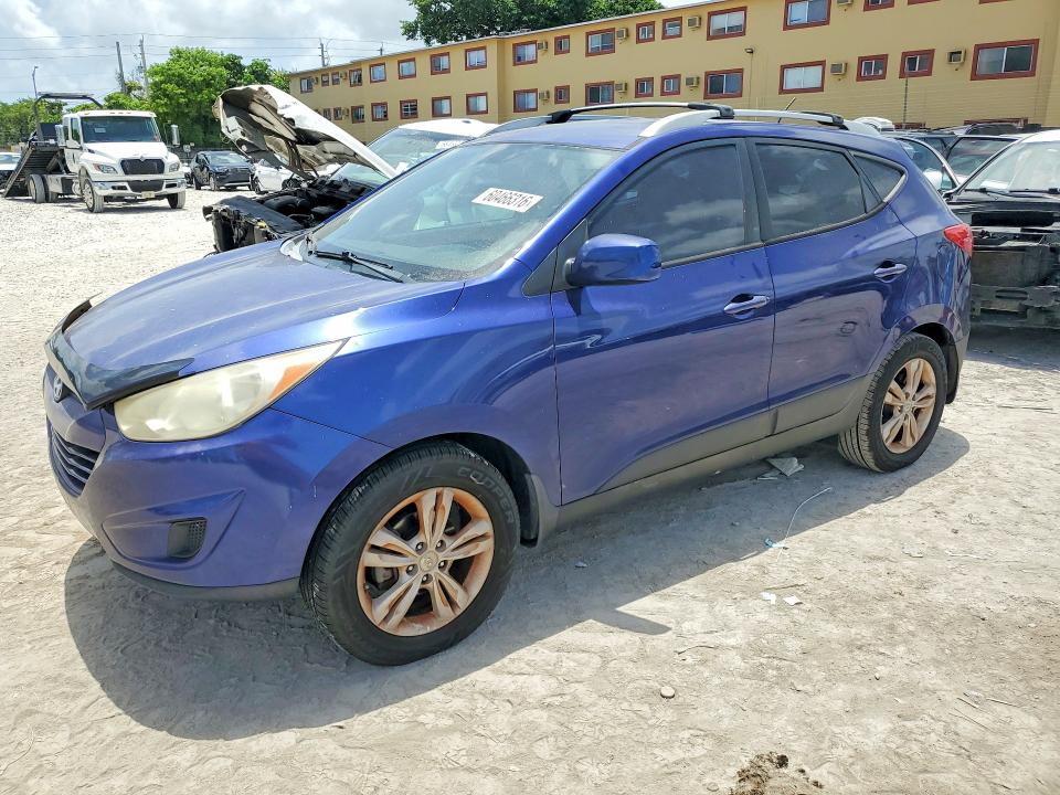 2011 Hyundai Tucson VIN KM8JU3AC6BU219880 COPART salvage auction — REAR END, Ks - Certificate Of Title, sold $1,550 on 2026-07-14 (photo 1)