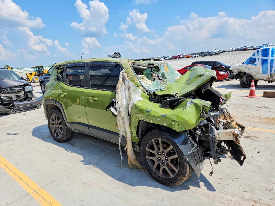 2016 Jeep VIN ZACCJBBT6GPD70192 COPART salvage auction — FRONT END, Ky - Cert Of Title-Salvage, sold $350 on 2026-08-13 (photo 4)