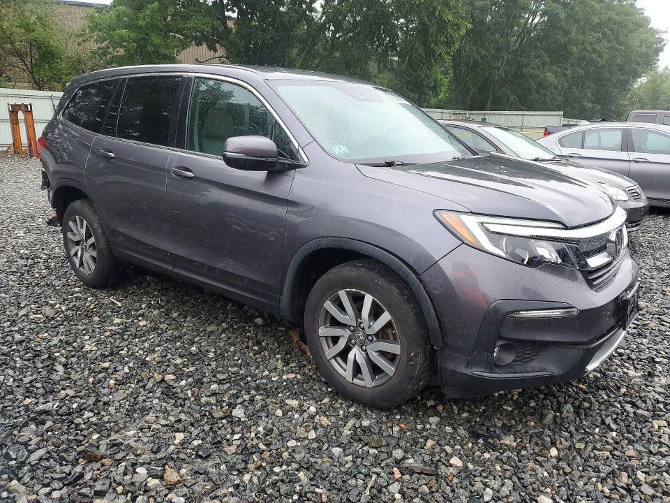 2019 Honda Pilot VIN 5FNYF6H39KB081684 COPART salvage auction — REAR END, ID - SALVAGE CERTIFICATE OF TITLE, sold $7,200 on 2026-09-02 (photo 4)