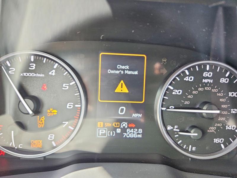 2025 Subaru Xv VIN JF2GUHDC6SH294659 COPART salvage auction — FRONT END, Co - Public - Salvage Title, sold $400 on 2026-08-31 (photo 9)