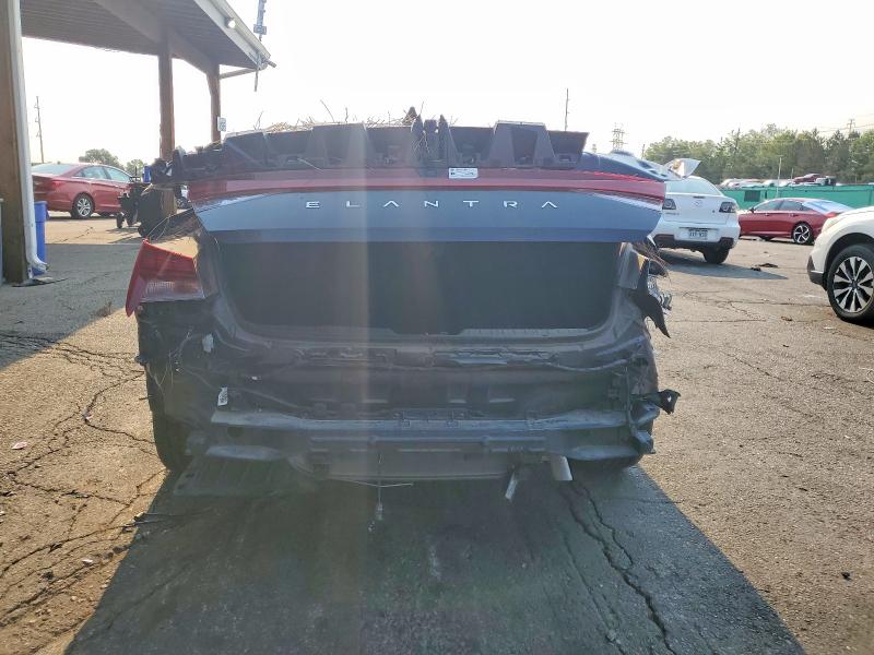 2024 Hyundai Elantra VIN KMHLS4DG1RU696617 COPART salvage auction — REAR END, Co - Salvage Title, sold $4,800 on 2026-07-30 (photo 6)