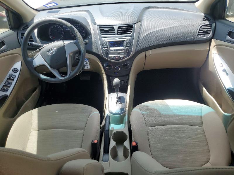 2016 Hyundai VIN KMHCT4AE7GU006608 COPART salvage auction — FRONT END, TX - SALVAGE VEHICLE TITLE (P), sold $50 on 2026-07-29 (photo 8)