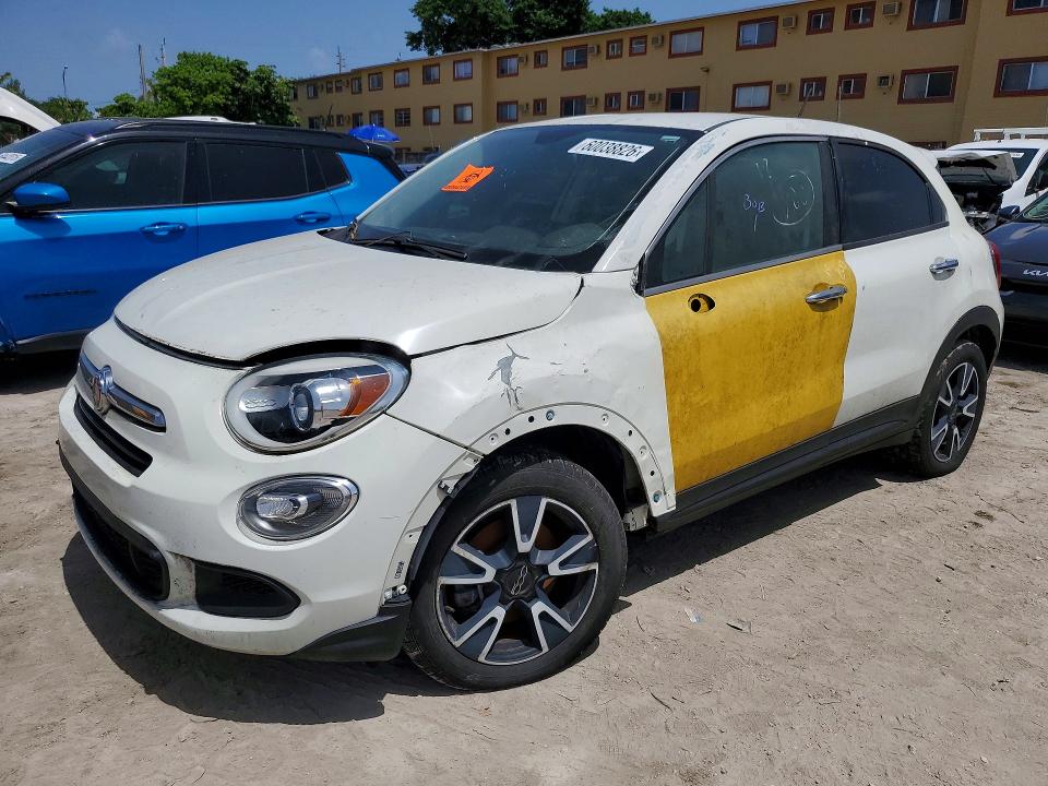 2017 Fiat 500 VIN ZFBCFXAB7HP545221 COPART salvage auction — SIDE, Fl - Cert Of Title Slvg Rebuildable, sold $275 on 2026-07-28 (photo 1)