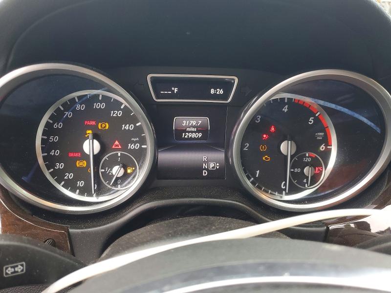 2015 Mercedes-benz Gl-klasse VIN 4JGDF2EEXFA583899 COPART salvage auction — FRONT END, Or - Salvage Title Certificate, sold $3,100 on 2026-08-31 (photo 9)