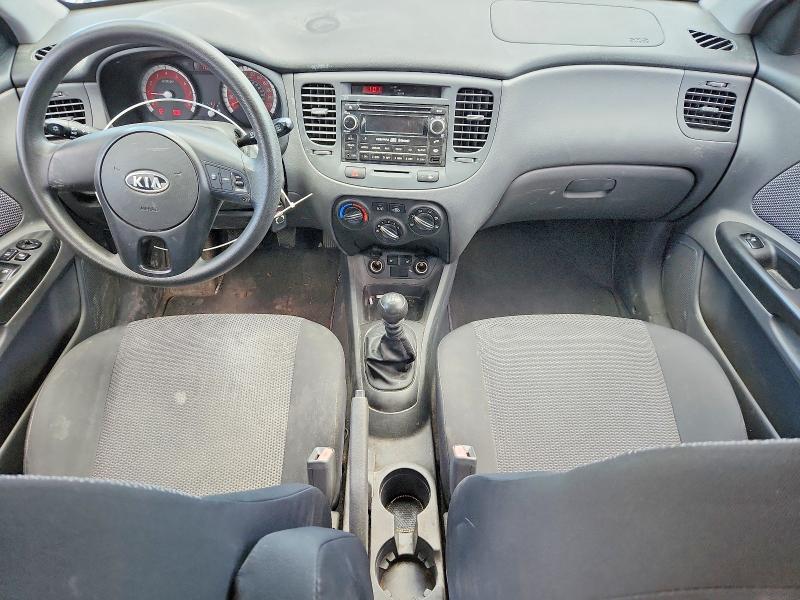 2011 Kia Rio VIN KNADH5B34B6839452 COPART salvage auction — REAR END, ON - PERMIT SALVAGE, sold $250 on 2026-07-16 (photo 8)