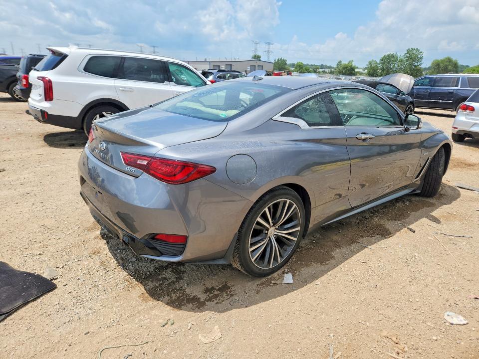 2017 Infiniti Q60 VIN JN1CV7EL2HM320065 COPART salvage auction — VANDALISM, IL - SALVAGE CERTIFICATE, sold $7,200 on 2026-07-28 (photo 3)