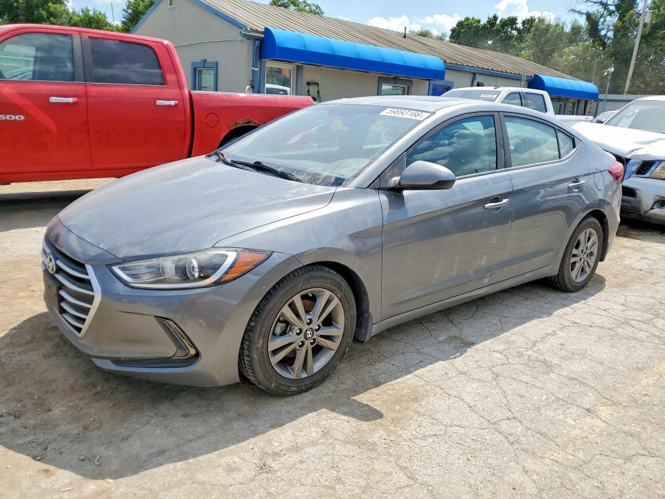 2018 Hyundai Elantra VIN 5NPD84LF4JH321819 COPART salvage auction — HAIL, Ks - Cert Of Title-Rebuilt Salvage, sold $1,350 on 2026-07-22 (photo 1)