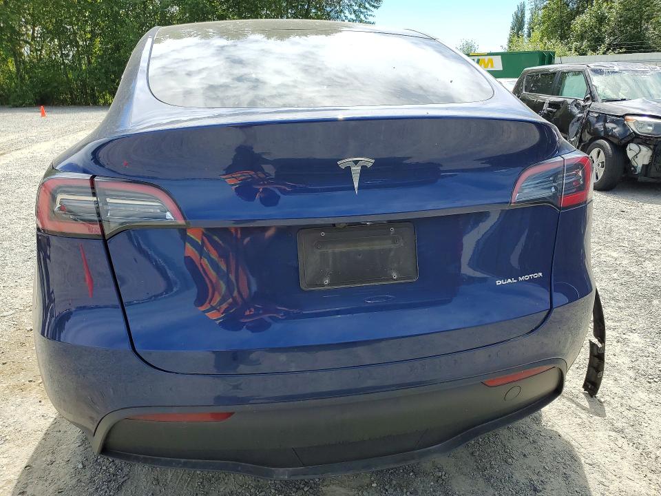2023 Tesla Model y VIN 7SAYGDEEXPA186216 COPART salvage auction — SIDE, WA - BILL OF SALE, sold $16,000 on 2026-08-03 (photo 6)