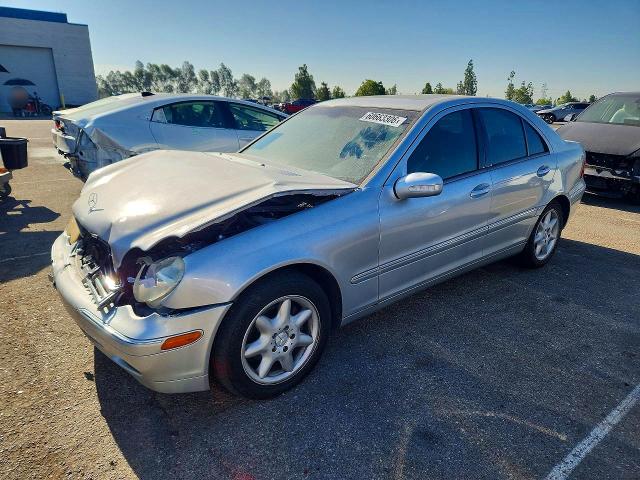 2004 Mercedes-benz C class VIN WDBRF61J24E015798 COPART salvage auction — FRONT END, CA - SALVAGE CERTIFICATE, sold $150 on 2026-07-28 (photo 1)