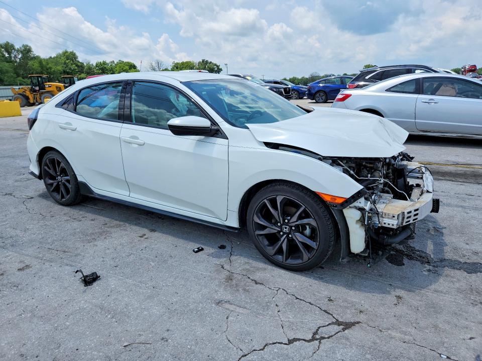 2018 Honda Civic VIN SHHFK7H41JU212296 COPART salvage auction — FRONT END, Tn - Salvage Certificate, sold $5,200 on 2026-07-27 (photo 4)