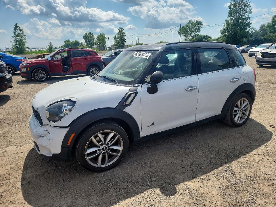 2013 Mini Cooper VIN WMWZC5C51DWP32141 COPART salvage auction — FRONT END, Qc - Gravement Accidente, sold $350 on 2026-08-04 (photo 1)