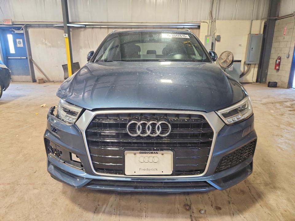 2018 Audi Q3 VIN WA1JCCFS0JR029284 COPART salvage auction — FRONT END, Pa - Certificate Of Salvage, sold $4,000 on 2026-07-22 (photo 5)