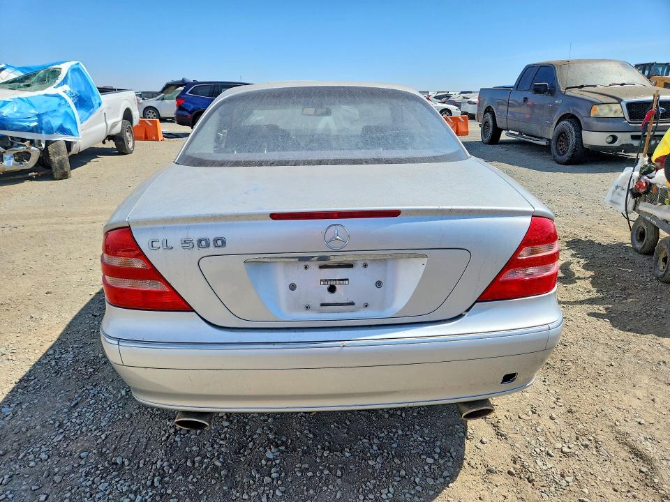 2000 Mercedes-benz Cl-class VIN WDBPJ75J4YA006586 COPART salvage auction — MINOR DENT/SCRATCHES, CA - CERT OF TITLE-SALVAGED, sold $375 on 2026-07-17 (photo 6)