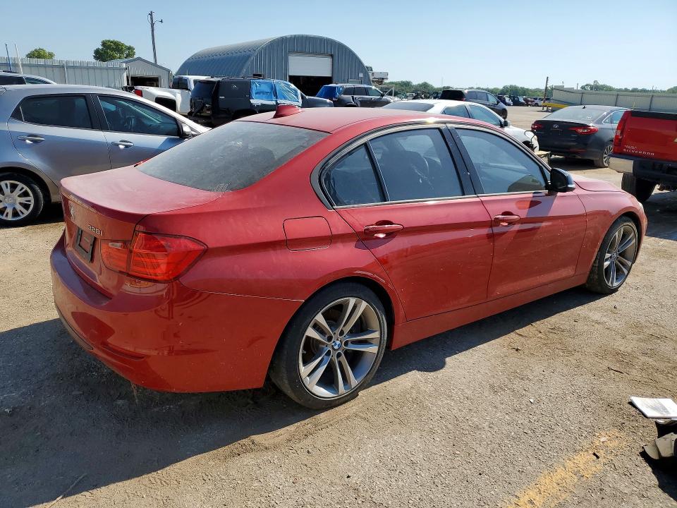 2014 BMW 3er VIN WBA3A5G51ENP29088 COPART salvage auction — HAIL, KS - CERT OF TITLE-SALVAGE, sold $850 on 2026-08-10 (photo 3)