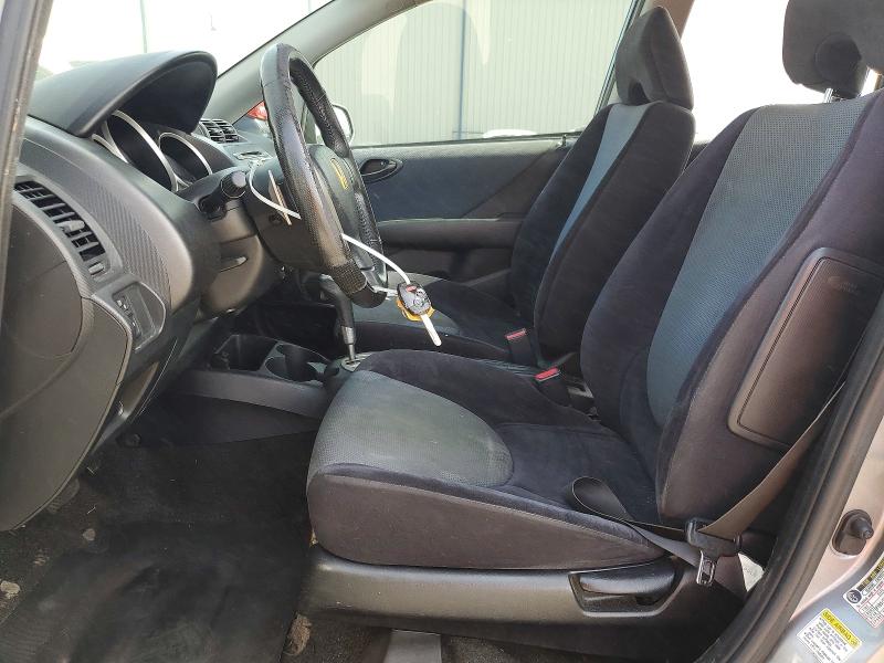 2007 Honda Fit VIN JHMGD38657S022232 COPART salvage auction — REAR END, FL - CERT OF TITLE SLVG REBUILDABLE, sold $350 on 2026-07-20 (photo 7)