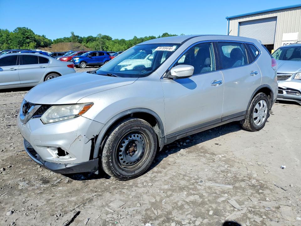 2015 Nissan Rogue VIN KNMAT2MVXFP514046 COPART salvage auction — FRONT END, Pa - Certificate Of Salvage, sold $525 on 2026-07-22 (photo 1)