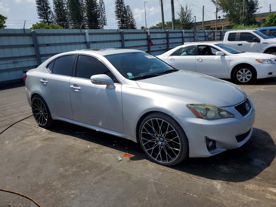 2012 Lexus Is VIN JTHBF5C21C2102920 COPART salvage auction — REAR END, FL - CERT OF TTL-REBUILT&SLVG RBLD, sold $1,500 on 2026-07-22 (photo 4)