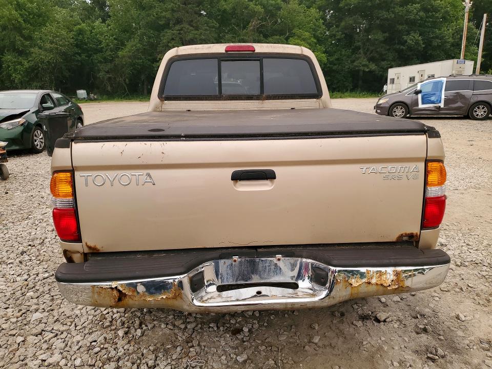 2001 Toyota Tacoma VIN 5TEHN72N31Z739791 COPART salvage auction — NORMAL WEAR, MA - CERTIFICATE OF TITLE, sold $500 on 2026-07-23 (photo 6)