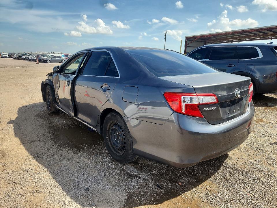 2012 Toyota Camry VIN 4T4BF1FK8CR273322 COPART salvage auction — SIDE, TX - CERTIFICATE OF TITLE, sold $2,450 on 2026-07-09 (photo 2)