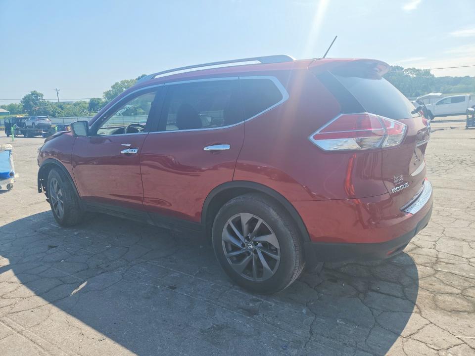 2016 Nissan Rogue VIN 5N1AT2MT2GC776114 COPART salvage auction — FRONT END, Salvage Title, sold $2,100 on 2026-07-27 (photo 2)
