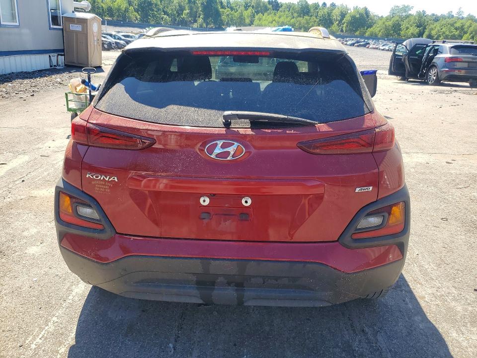 2019 Hyundai Kona VIN KM8K2CAA1KU391114 COPART salvage auction — ROOF, PA - CERTIFICATE OF SALVAGE, sold $1,600 on 2026-07-22 (photo 6)