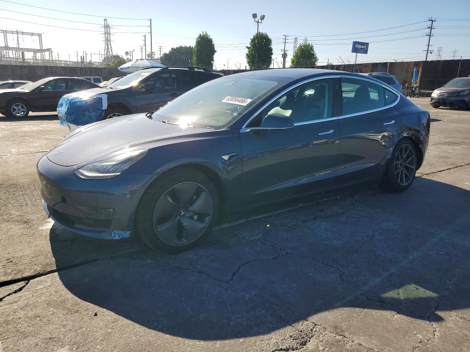 2020 Tesla Model 3 VIN 5YJ3E1EB3LF802935 — COPART salvage auction photo